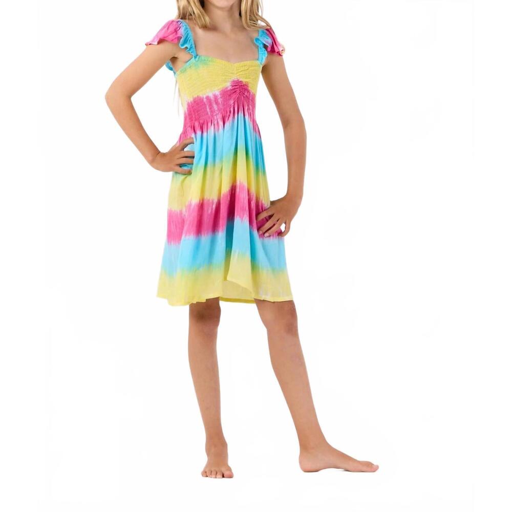 NEW TIARE HAWAII girls hollie dress in rainbow